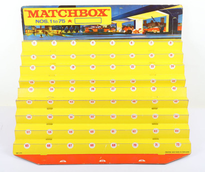 Matchbox Regular Wheels Series Carded Shop Counter Display Unit