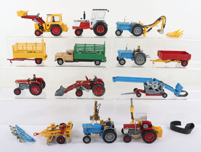 Vintage Corgi Farm Tractors and Implement