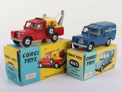 Vintage Corgi Toys 417S Land-Rover Breakdown Truck