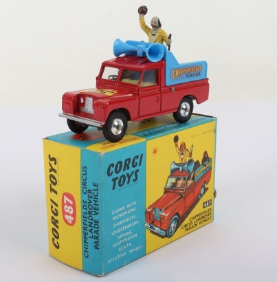 Vintage Corgi Toys 487 Chipperfield&rsquo;s Circus Landrover Parade Vehicle