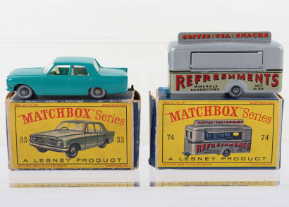 Two Boxed Matchbox Lesney Regular Wheels Models