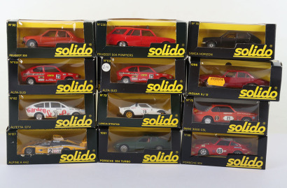 Twelve Solido Boxed Models