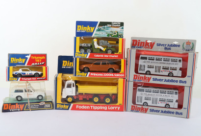 Seven Vintage 1970&rsquo;s Issue Dinky Toys