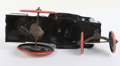 Marx (USA) Tinplate Clockwork Charlie McCarthy & Edgar Bergen in his Benzine Buggy - 7