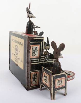 A Marx (England) Tinplate Clockwork Merrymakers Mouse Band - 6