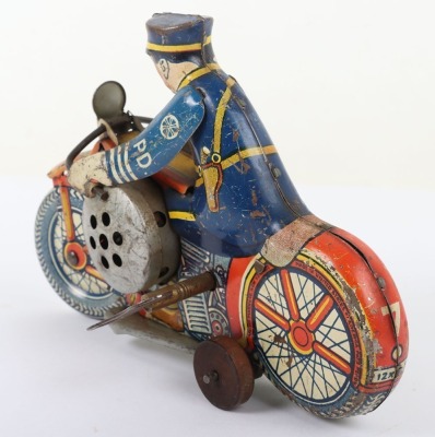 Marx Toys (New York USA) Tinplate Police Motorcycle - 6