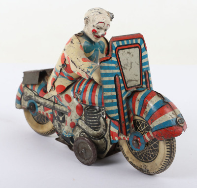 Mettoy (Gt Britain) Clown 1st Prize Motorcycle - 2