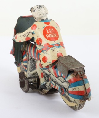 Mettoy (Gt Britain) Clown 1st Prize Motorcycle - 5