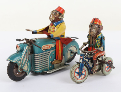 Gama 125 (US-Zone Germany) Acrobatic Monkey on Motorcycle - 3