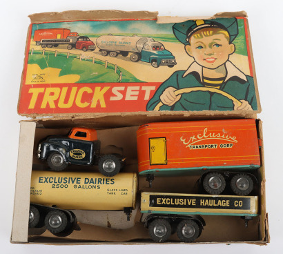 Alps (Japan) Tinplate Truck Set