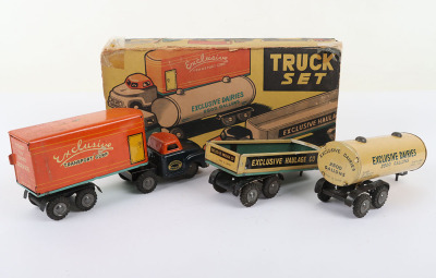 Alps (Japan) Tinplate Truck Set - 3