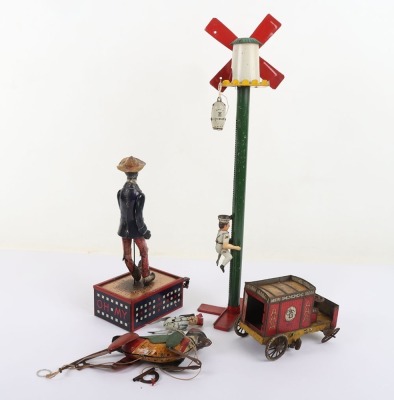 Lehmann (Germany) Tinplate Clockwork &lsquo;OH-MY&rsquo; Alabama Jigger - 3