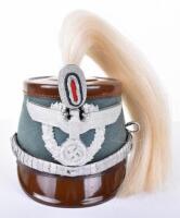 Third Reich Rural Police Officers Shako with Parade Plume