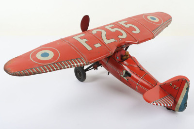 A JEP Clockwork Tinplate High-Wing Monoplane - 5