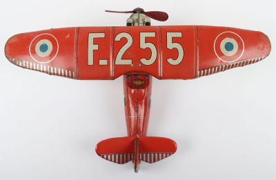 A JEP Clockwork Tinplate High-Wing Monoplane - 6