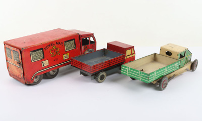 Three Tinplate Clockwork Lorries - 2