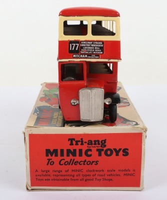 Boxed Post-War Tri-ang Minic London Double Deck Bus - 2