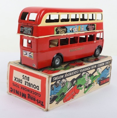 Boxed Post-War Tri-ang Minic London Double Deck Bus - 3