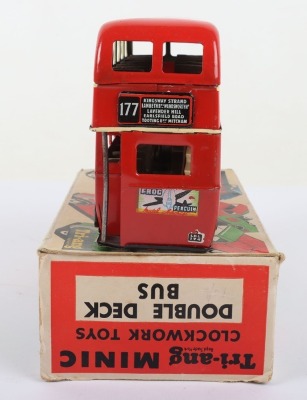 Boxed Post-War Tri-ang Minic London Double Deck Bus - 4