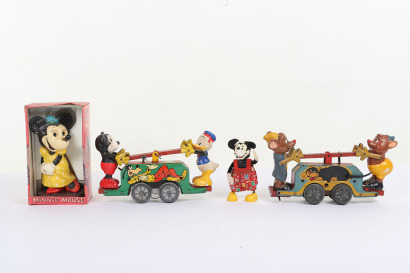 Wells-Brimtoy London Walt Disney Mickey Mouse Handcart