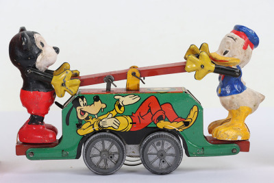 Wells-Brimtoy London Walt Disney Mickey Mouse Handcart - 2