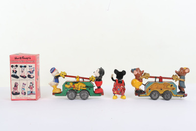 Wells-Brimtoy London Walt Disney Mickey Mouse Handcart - 4