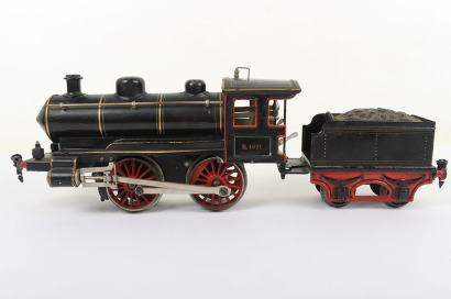 Marklin gauge I R1021 clockwork 0-4-0 locomotive and tender