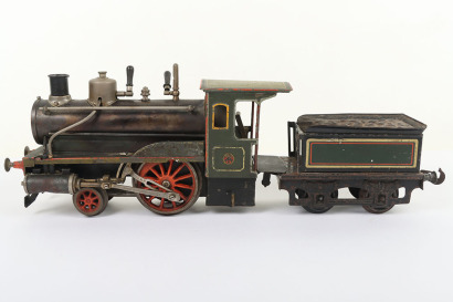 Carette gauge I live steam 2-2-0 locomotive and tender