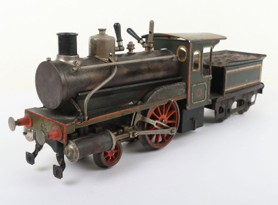 Carette gauge I live steam 2-2-0 locomotive and tender - 3
