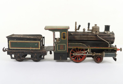 Carette gauge I live steam 2-2-0 locomotive and tender - 5