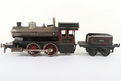 Bing gauge I live steam 0-4-0 locomotive and tender