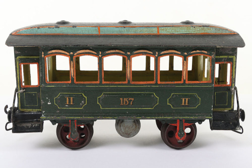 Marklin gauge II four-wheel passenger coach 157