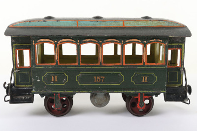 Marklin gauge II four-wheel passenger coach 157