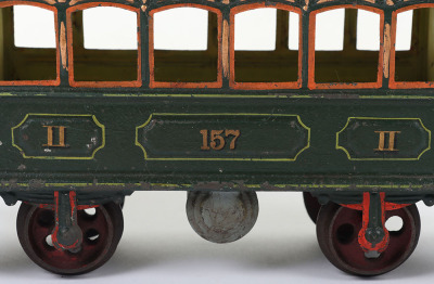 Marklin gauge II four-wheel passenger coach 157 - 2