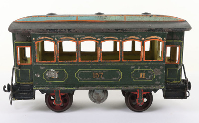 Marklin gauge II four-wheel passenger coach 157 - 4