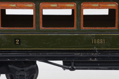 Two Marklin gauge I 1st/2nd class Passenger coaches 18881, 33cm - 2