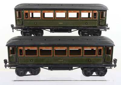 Two Marklin gauge I 1st/2nd class Passenger coaches 18881, 33cm - 4