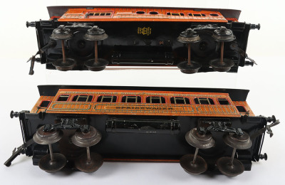 Bing gauge I Guards/Luggage coach and Speisewagen (Dining car), 34.5cm, - 5