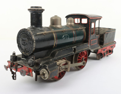 Marklin gauge I clockwork 0-4-0 locomotive and tender - 3
