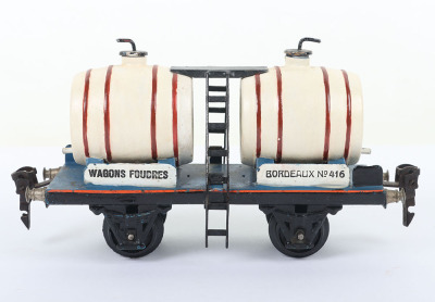 Markin 0 gauge double barrel wine wagon