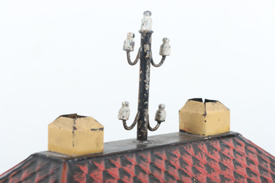 Marklin 0 gauge tinplate German market Small Town Station with Canopy Shelter - 4