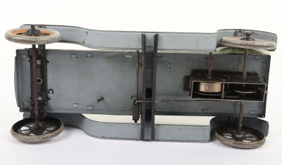 Bing tinplate clockwork Open-top Motor car, 1920s - 7