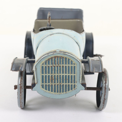 Bing tinplate clockwork Open-top Motor car, 1920s - 3