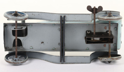Bing tinplate clockwork Open-top Motor car, 1920s - 7