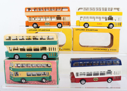 Four Metosul Leyland Atlantean Buses