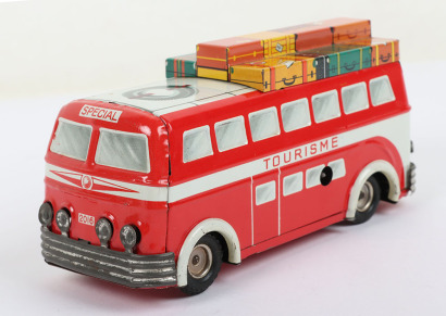 A Joustra (France) Tinplate Clockwork Tourisme Bus