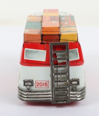 A Joustra (France) Tinplate Clockwork Tourisme Bus - 4