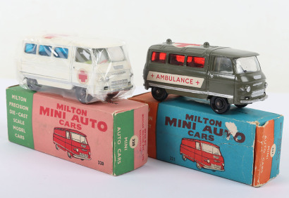 Two Milton India Commer Ambulances
