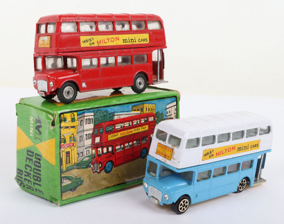 Two Miltan/ Maxwell 837 Routemaster Double Decker Buses
