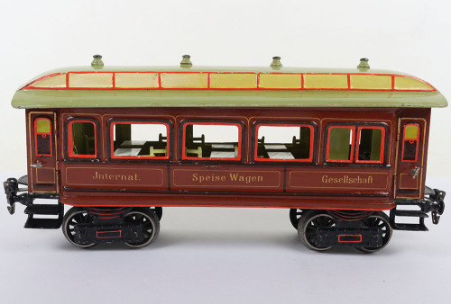 Rare Marklin gauge I 1842 Speise Wagen (Dining car), 32cm